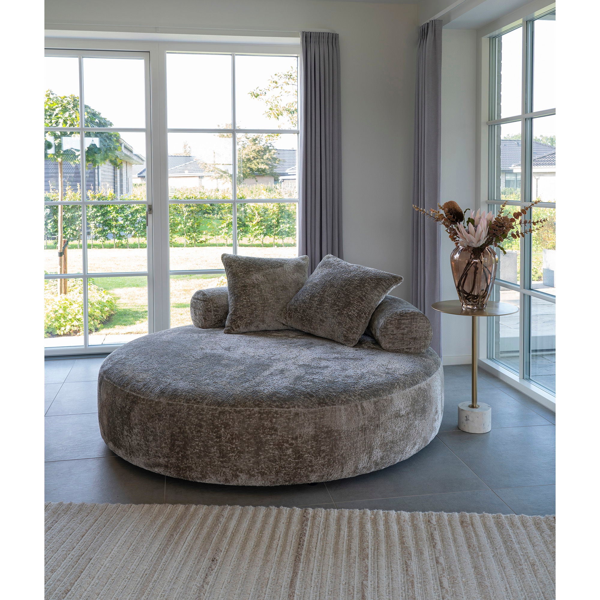 Mango Teppich – handgetuftet, Wolle-Mix, ivory